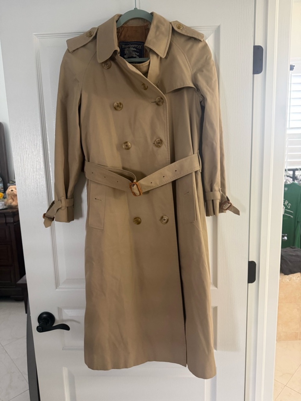 Vintage Burberry Bloomingdale’s Tan Trench Coat